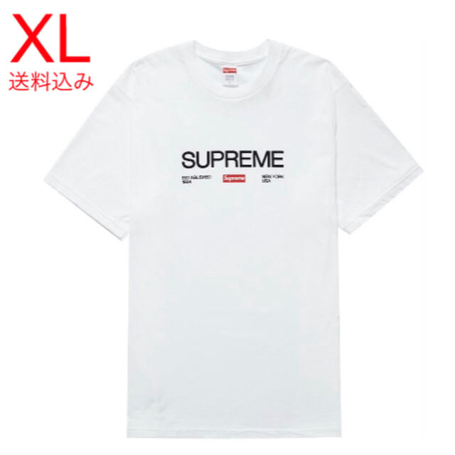 Supreme Est. 1994 Tee XL シュプリーム 白 Tシャツ