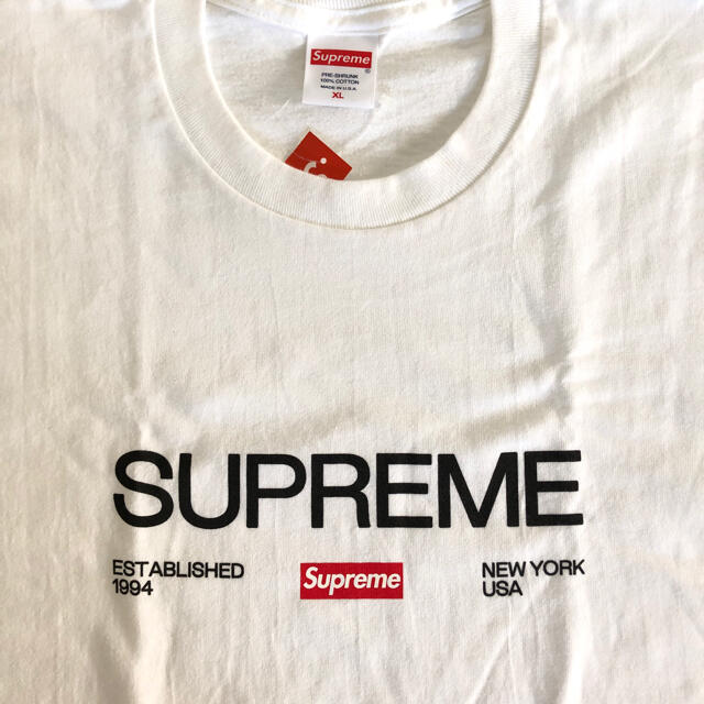 Supreme Est. 1994 Tee XL シュプリーム 白 Tシャツ 1