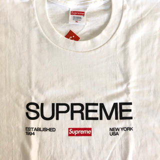 Supreme Est. 1994 Tee XL シュプリーム 白 Tシャツ