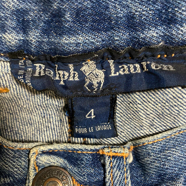 POLO RALPH LAUREN(ポロラルフローレン)の90s 古着 ラルフローレン  革タグ デニム スキニー メンズのパンツ(デニム/ジーンズ)の商品写真