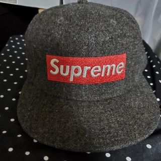 メンズ国内正規品 18AW Supreme BoxLogo Wool Camp Cap