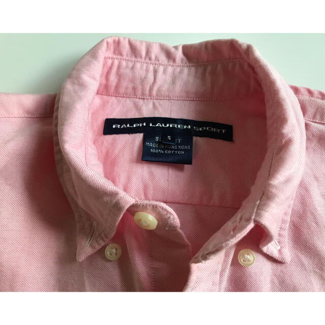 Ralph Lauren(ラルフローレン)のRALPH LAUREN SPORT ピンク 半袖シャツ レディースのトップス(シャツ/ブラウス(半袖/袖なし))の商品写真