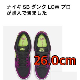 ナイキ(NIKE)の【新品未使用】NIKE SB DUNK LOW "RED PLUM"(スニーカー)