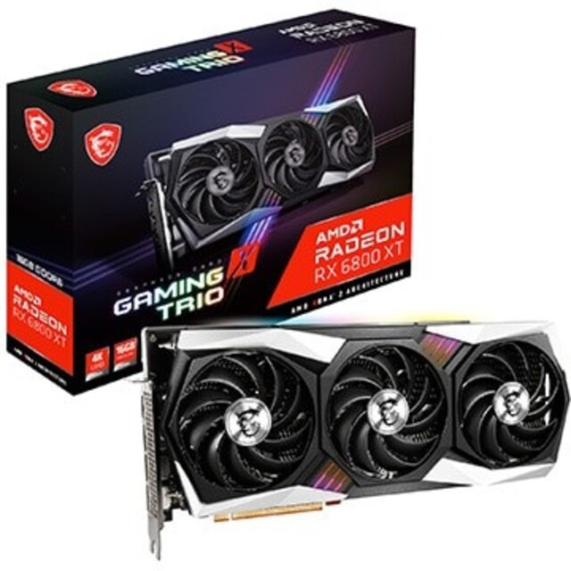 PCパーツ【新品・未開封】Radeon RX 6800 XT GAMING X TRIO