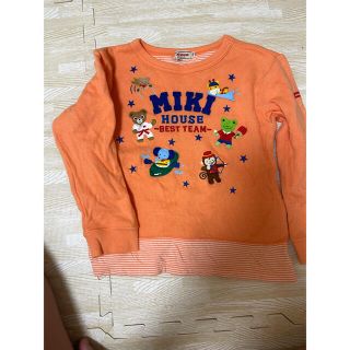 ミキハウス(mikihouse)のミキハウス　キッズキャラクターTシャツ　オレンジ　キャラクター(Tシャツ/カットソー)