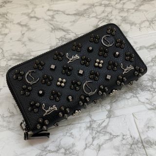 クリスチャンルブタン(Christian Louboutin)の★美品★クリスチャン ルブタン パネトーネ ラウンドファスナー ブラック(財布)