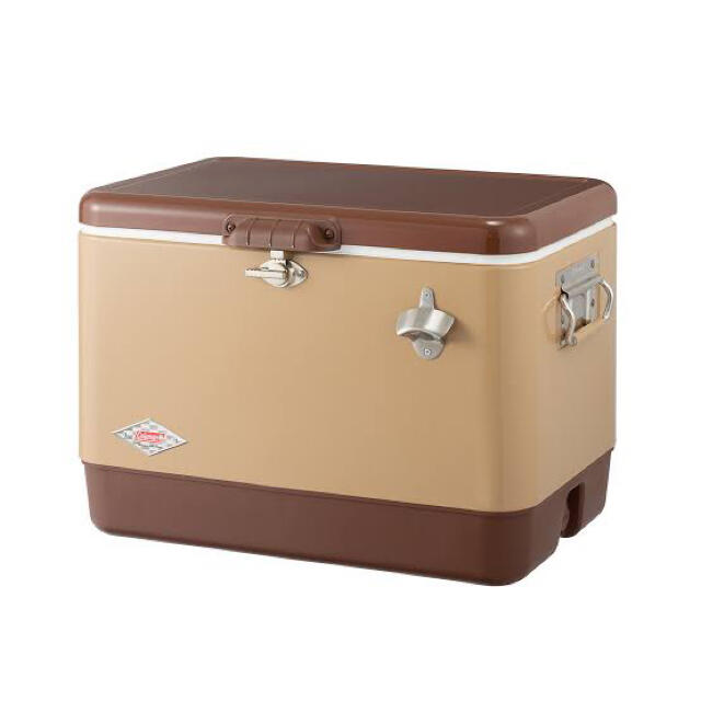 Coleman 54QT スチールベルトクーラー コールマン バターナッツ