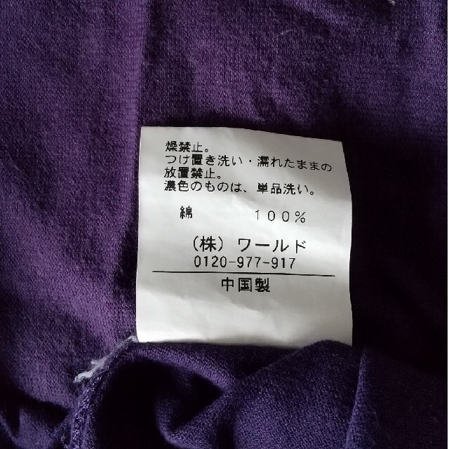 TAKEO KIKUCHI(タケオキクチ)の秋物TK タケオキクチ メンズL パープル長袖カットソー メンズのトップス(Tシャツ/カットソー(七分/長袖))の商品写真