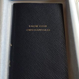 スマイソン(Smythson)の【新品】SMYTHSON スマイソン(ネイビー)(ノート/メモ帳/ふせん)