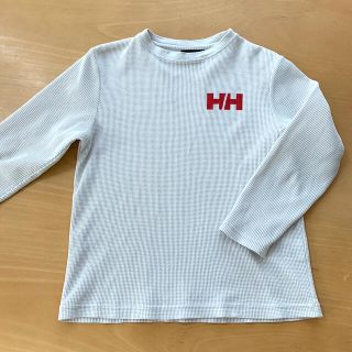 ヘリーハンセン(HELLY HANSEN)のヘリーハンセン  130 長袖カットソー  ワッフル地　速乾　白　ノースフェイス(Tシャツ/カットソー)