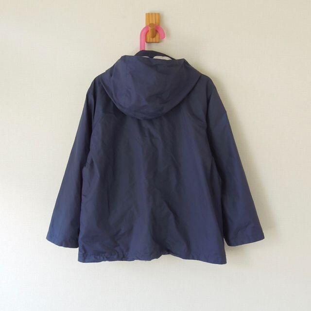 PETIT BATEAU(プチバトー)のプチバトー ウインドブレーカー ネイビー 8a/126cm キッズ/ベビー/マタニティのキッズ服男の子用(90cm~)(ジャケット/上着)の商品写真