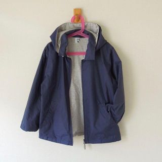 プチバトー(PETIT BATEAU)のプチバトー ウインドブレーカー ネイビー 8a/126cm(ジャケット/上着)