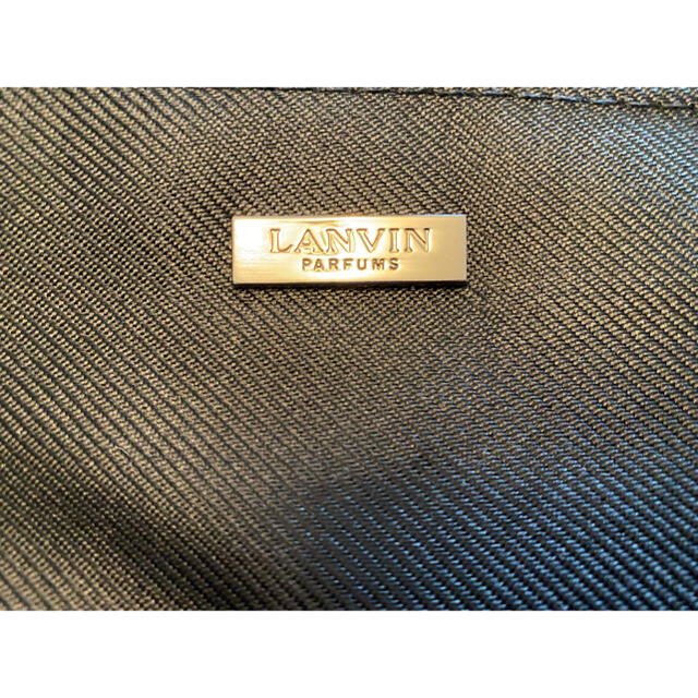 LANVIN(ランバン)のランバン　ブラックポーチ（男女兼用） レディースのファッション小物(ポーチ)の商品写真