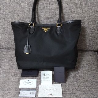 プラダ(PRADA)のM様専用【極美品】A4収納可！プラダ　トートバッグ　黒　ナイロン(トートバッグ)