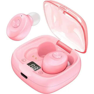 ワイヤレスイヤホン　Bluetooth 防水　ピンク(ヘッドフォン/イヤフォン)
