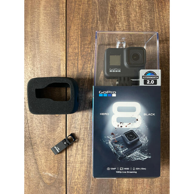 GoPro(ゴープロ)のGoPro HERO8 Black CHDHX-801-FW＋オマケ付き スマホ/家電/カメラのカメラ(ビデオカメラ)の商品写真