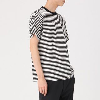 ムジルシリョウヒン(MUJI (無印良品))のMUJILabo　綿ボーダー半袖Tシャツ(Tシャツ/カットソー(半袖/袖なし))