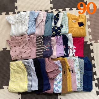 キムラタン(キムラタン)の女の子 90 長袖 長ズボン 29点まとめ売り(Tシャツ/カットソー)