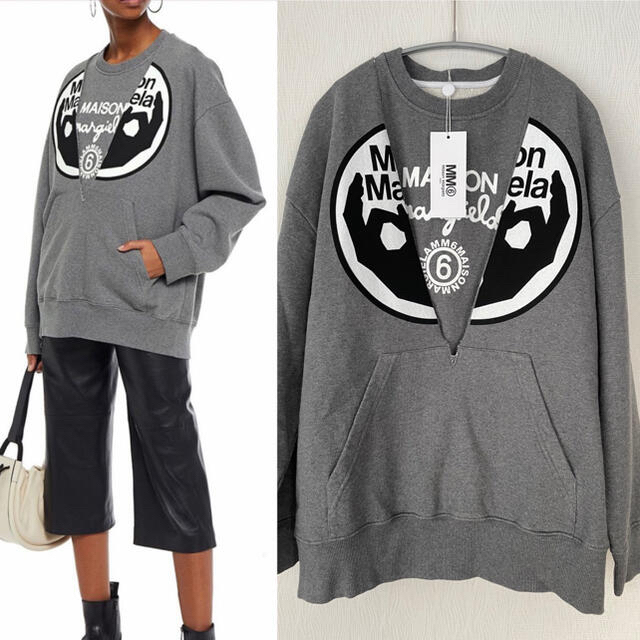 MM6(エムエムシックス)の【新品】MM6MaisonMargiela  2wayトレーナー レディースのトップス(トレーナー/スウェット)の商品写真