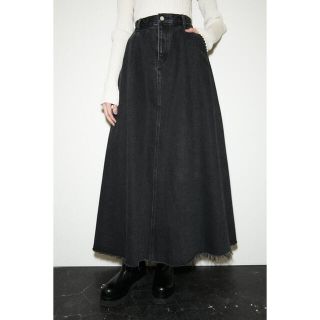 マウジー(moussy)のmoussy JW FLARE DENIMスカート(ロングスカート)