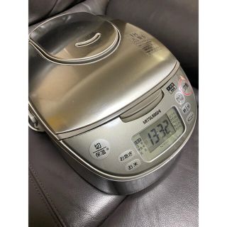 ミツビシデンキ(三菱電機)の三菱電機 NJ-KH10-S IHジャー炊飯器 シルバー 5.5合炊き(炊飯器)