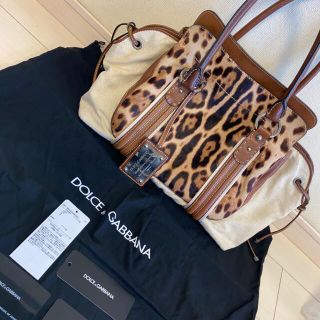 ドルチェアンドガッバーナ(DOLCE&GABBANA)のDOLCE&GABBANA 豹柄バック(ハンドバッグ)