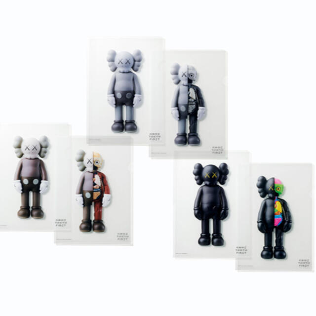 KAWS TOKYO FIRST クリアファイル A4サイズ 全6枚セット