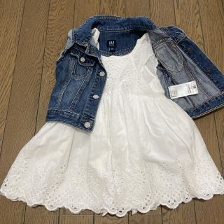 ベビーギャップ(babyGAP)のベビーギャップ　ワンピース＆デニムジャケット(ワンピース)