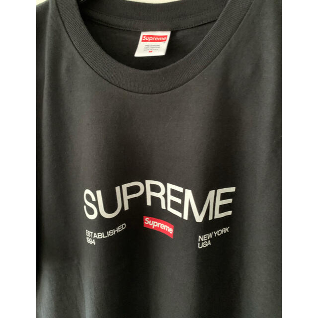 メンズsupreme シュプリーム Est.1994 tee M ブラック Tシャツ