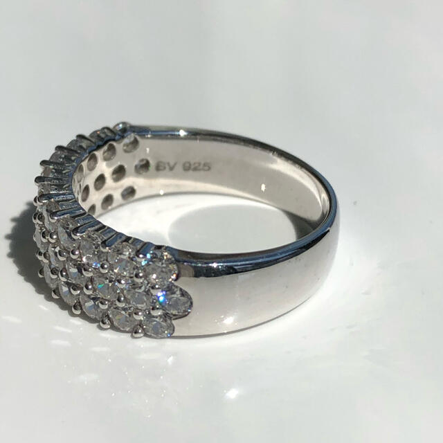 SWAROVSKI(スワロフスキー)のスターリング シルバー スワロフスキー CZ パヴェ リング *未使用 レディースのアクセサリー(リング(指輪))の商品写真