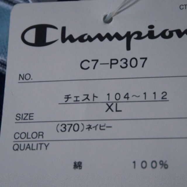 Champion(チャンピオン)のお値下げ　チャンピオン　ポロシャツ　XL ボーダー柄　新品タグ付き メンズのトップス(ポロシャツ)の商品写真