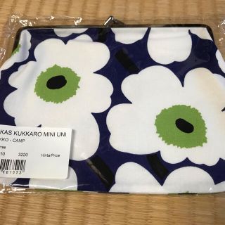 マリメッコ(marimekko)のマリメッコ　ウニッコ　がま口ポーチ(ポーチ)