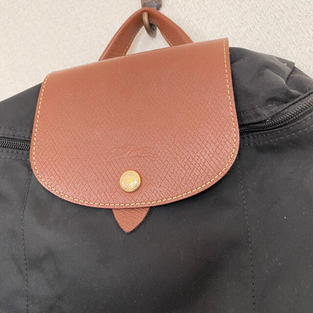 LONGCHAMP(ロンシャン)のロンシャン　リュック　ブラック　Longchamp レディースのバッグ(リュック/バックパック)の商品写真