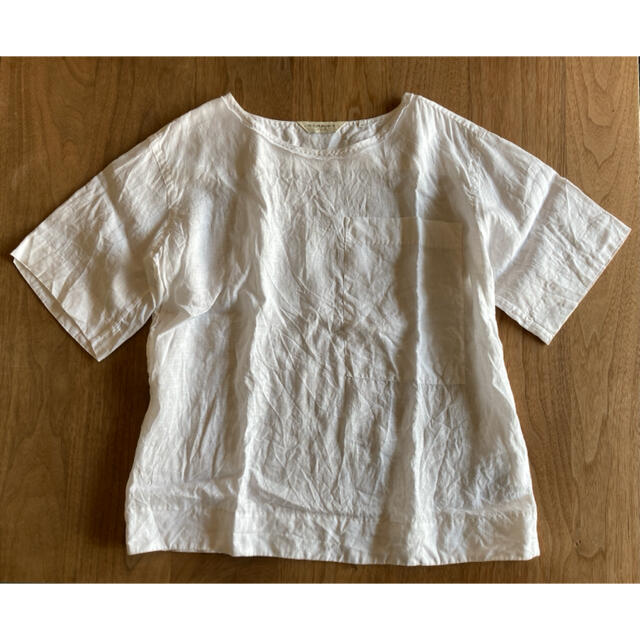 fog linen work(フォグリネンワーク)のGUGLIEL MINOTTI MILANO リネン ブラウス Tシャツ レディースのトップス(シャツ/ブラウス(半袖/袖なし))の商品写真