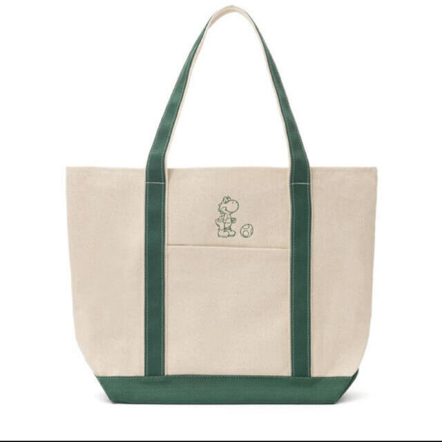 1LDK SELECT(ワンエルディーケーセレクト)のSUPER MARIO "Yoshi" Embroidered Tote Bag メンズのバッグ(トートバッグ)の商品写真