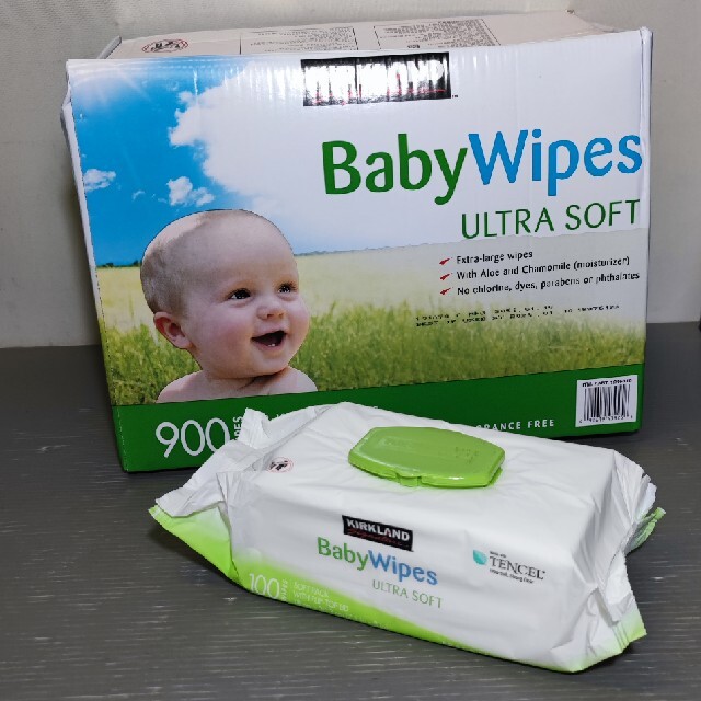 コストコ(コストコ)のBaby Wipes ベビーワイプ2箱分１８パック キッズ/ベビー/マタニティのおむつ/トイレ用品(ベビーおしりふき)の商品写真