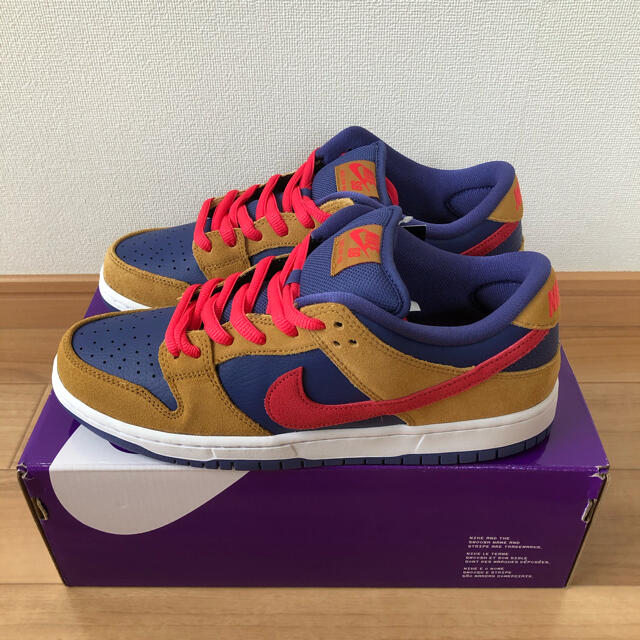 NIKE(ナイキ)のNIKE SB DUNK LOW PRO WHEAT AND PURPLE メンズの靴/シューズ(スニーカー)の商品写真