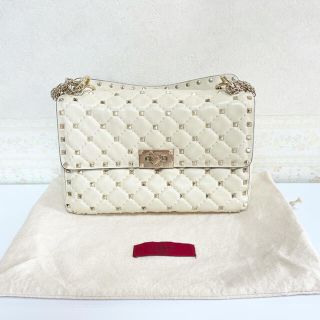 ヴァレンティノ(VALENTINO)のVALENTINO ★ スパイク ★ アイボリー (ショルダーバッグ)