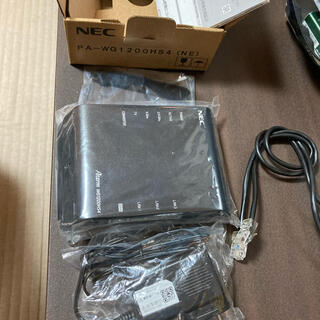エヌイーシー(NEC)のNEC Wi-Fiルーター Aterm WG1200HS4(PC周辺機器)