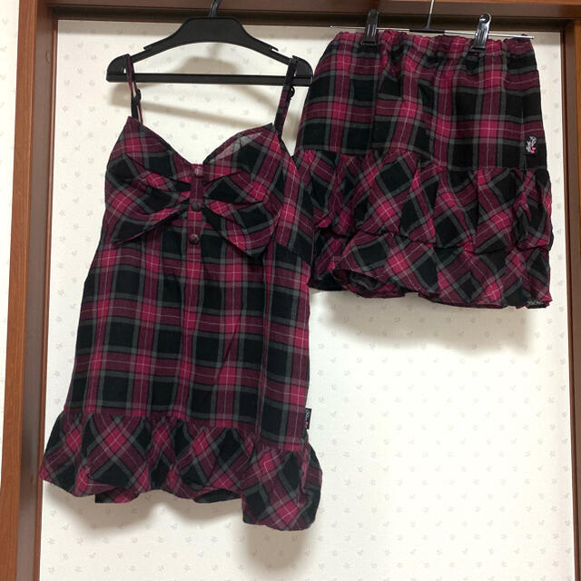 mezzo piano junior(メゾピアノジュニア)のMezzo Piano juniorのビスチェとキュロットのセットアップ キッズ/ベビー/マタニティのキッズ服女の子用(90cm~)(その他)の商品写真