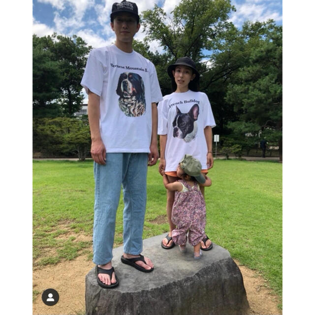 新品　未使用　DOG t USA製　ビッグ　T ゆったりめ　gray