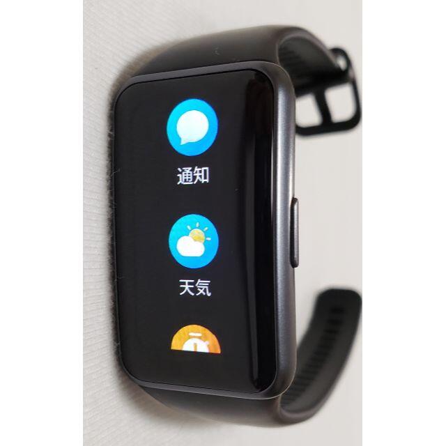 HUAWEI(ファーウェイ)の【日本語対応・未使用品】HUAWEI Band 6 メンズの時計(腕時計(デジタル))の商品写真