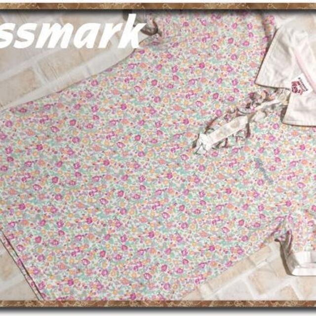 kissmark(キスマーク)のキスマークゴルフ　刺繍入り花柄ポロシャツ レディースのトップス(ポロシャツ)の商品写真