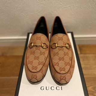 グッチ(Gucci)のGUCCI ローファー　ヨルダーン　GGキャンパス(ローファー/革靴)