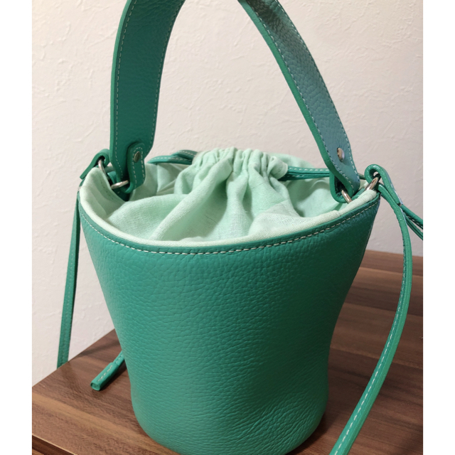 Drawer(ドゥロワー)のayako Pottery bag エメラルド　ショルダーバッグ レディースのバッグ(ショルダーバッグ)の商品写真