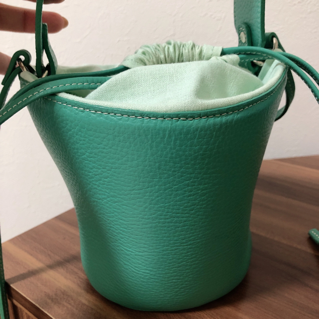 Drawer(ドゥロワー)のayako Pottery bag エメラルド　ショルダーバッグ レディースのバッグ(ショルダーバッグ)の商品写真