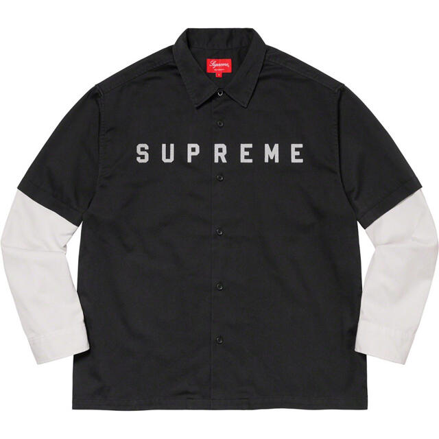 Supreme 20AW 2-Tone Work Shirt サイズL 美品