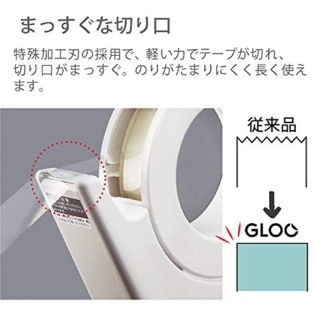 コクヨ(コクヨ)のコクヨ★グルー★テープカッター★GLOO★KOKUYO インテリア/住まい/日用品のオフィス用品(オフィス用品一般)の商品写真