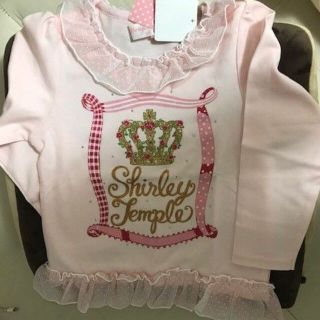 シャーリーテンプル(Shirley Temple)の新品　王冠カットソー（ピンク 110 cm）未使用タグ付き(Tシャツ/カットソー)