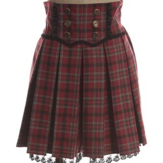 アクシーズファム(axes femme)のチェックプリーツキュロット　HOUSE OF TARTAN(キュロット)